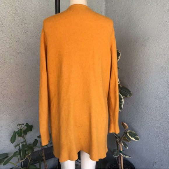 MADEWELL | Curry Merino Wool Alpaca Blend Open Long Cardigan Sweater Size S - Picture 2 of 8